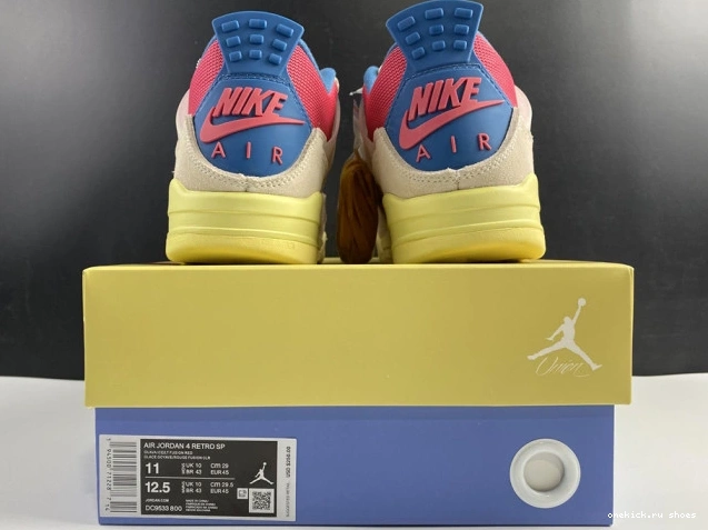 Cheap Retro Jordan DC9533-800 Union Air 4 Ice Guava 0811